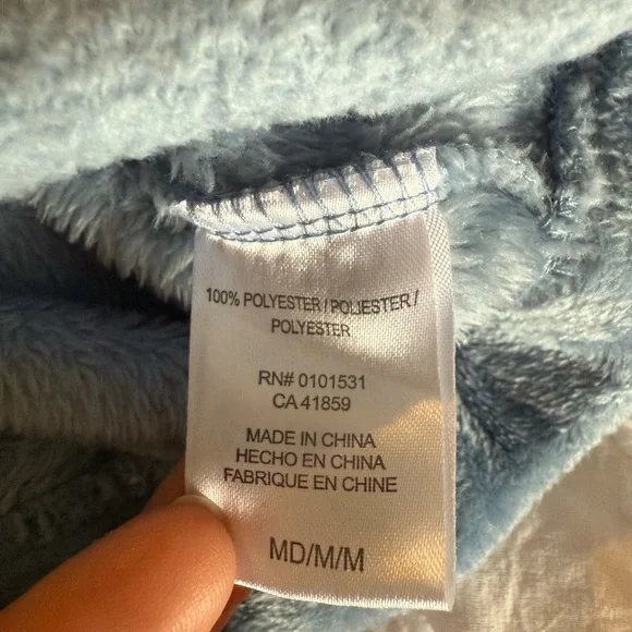 Disney Stitch Light Blue Fleece Jacket - Picture 4 of 7